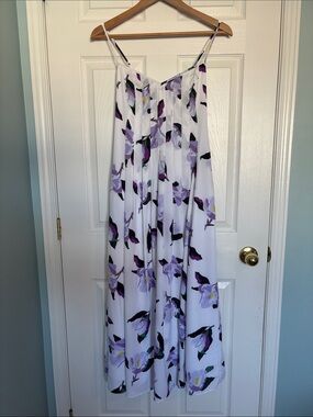 Banana Republic crossover spaghetti strap maxi dress